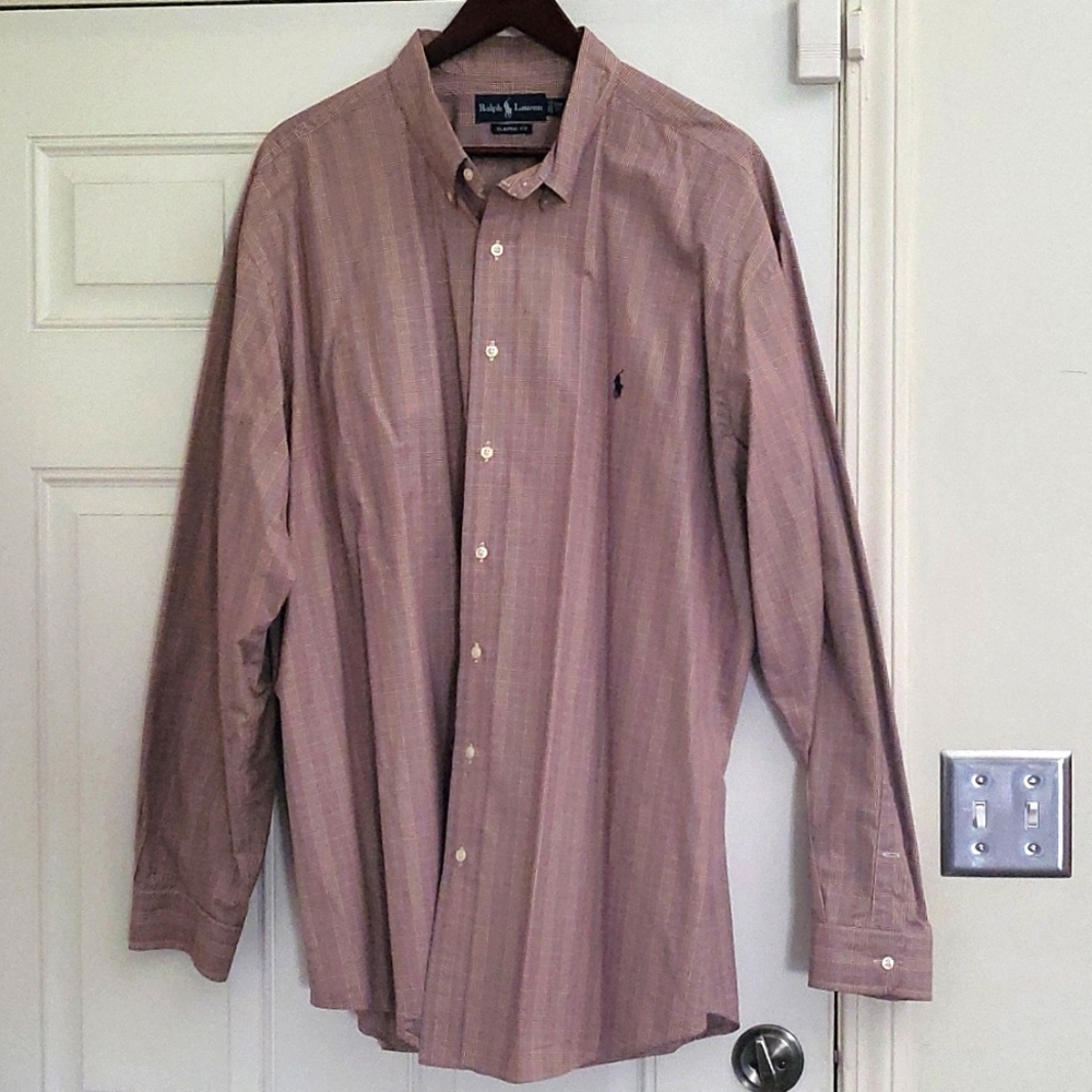 Ralph Lauren long sleeve plaid shirt